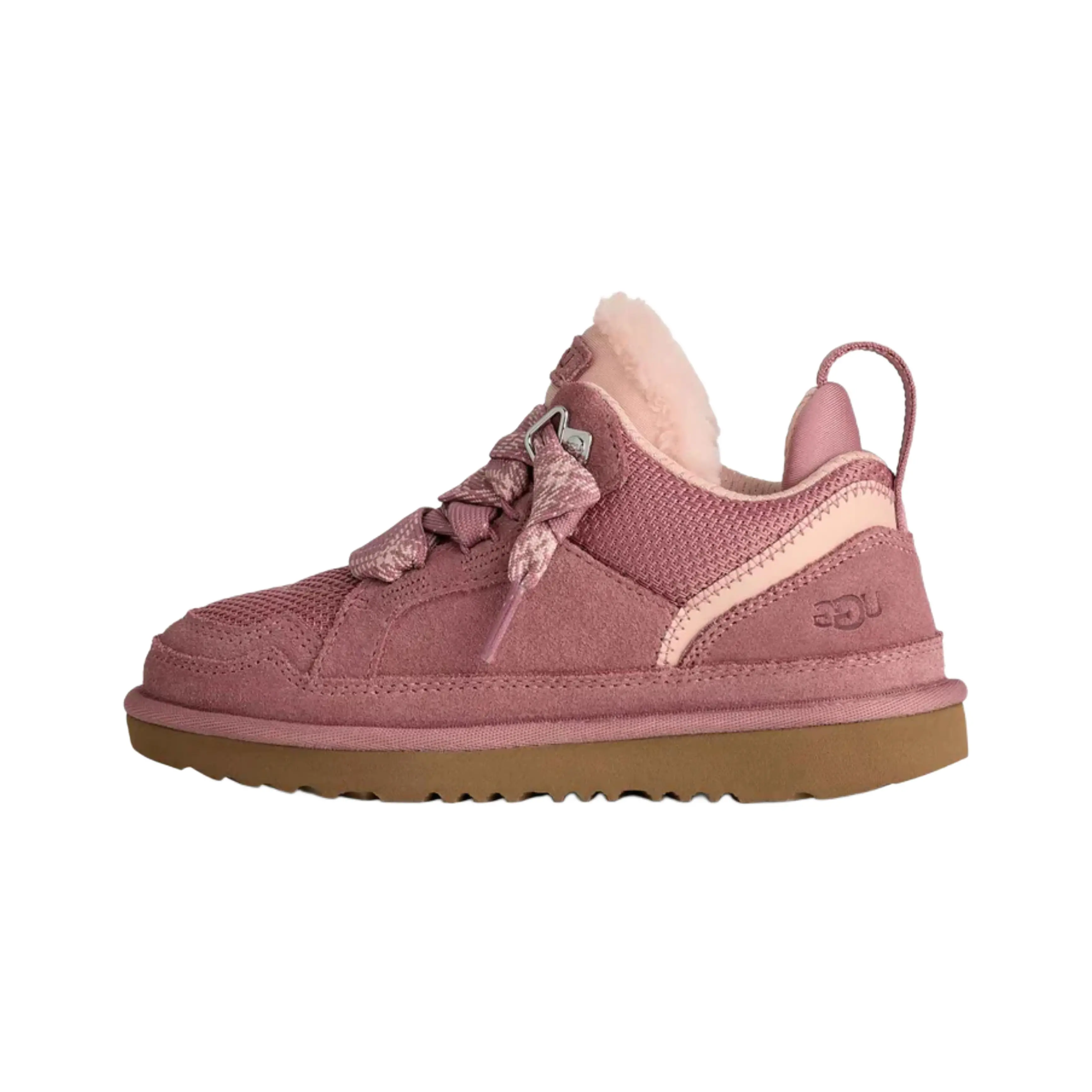 UGG Lowmel Pink Dawn Women’s Sneaker - Casual Sneakers, Lightweight Sports Shoes, Trendy Comfortable Closed-Toe Footwear for Fall Winter Walking, Low Top, Cushioned