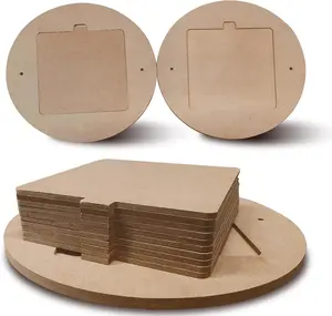 ArtBeek Pottery Wheel Bat 12” Potters Bat Wheels with 10 Sets 7” Square Inner Bats. Ceramic Pottery for Potters and Clay