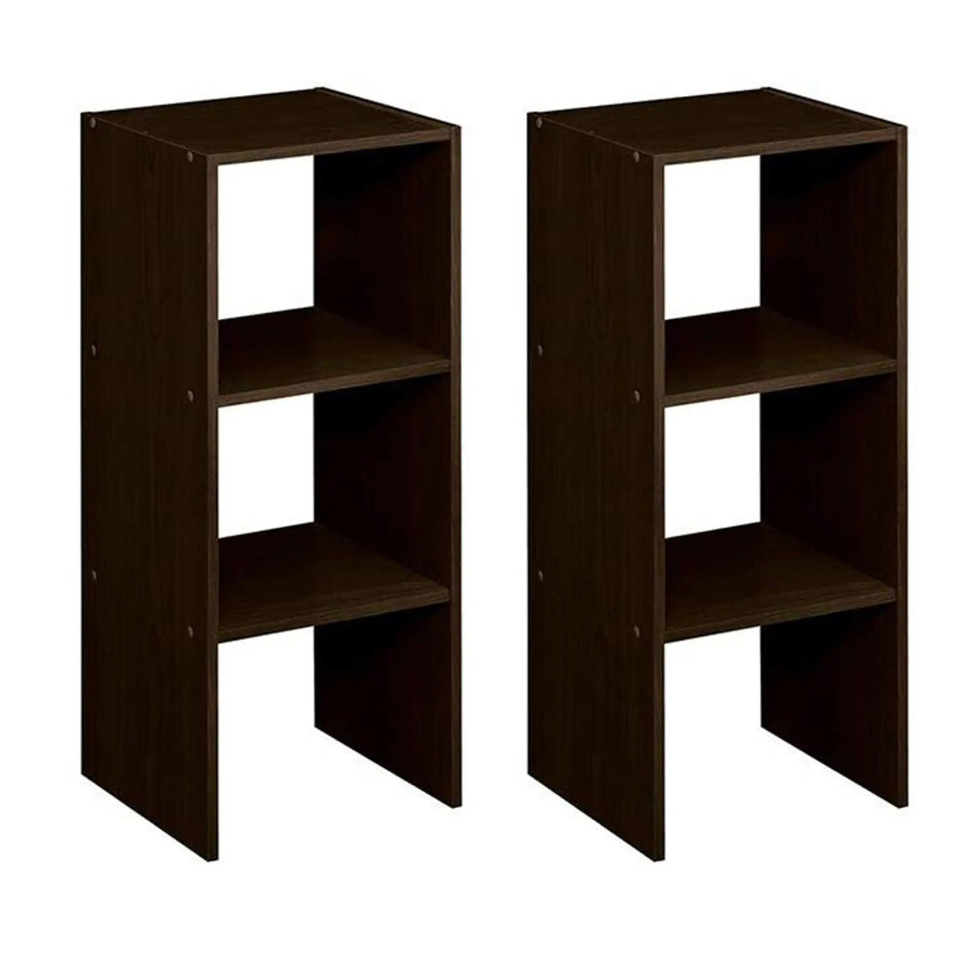 ClosetMaid Decorative Home Stackable 2-Cube Organizer Storage, Espresso (2 Pack) ClosetMaid Decorative Home Stackable 2-Cube Organizer Storage, Espresso (2 Pack)
