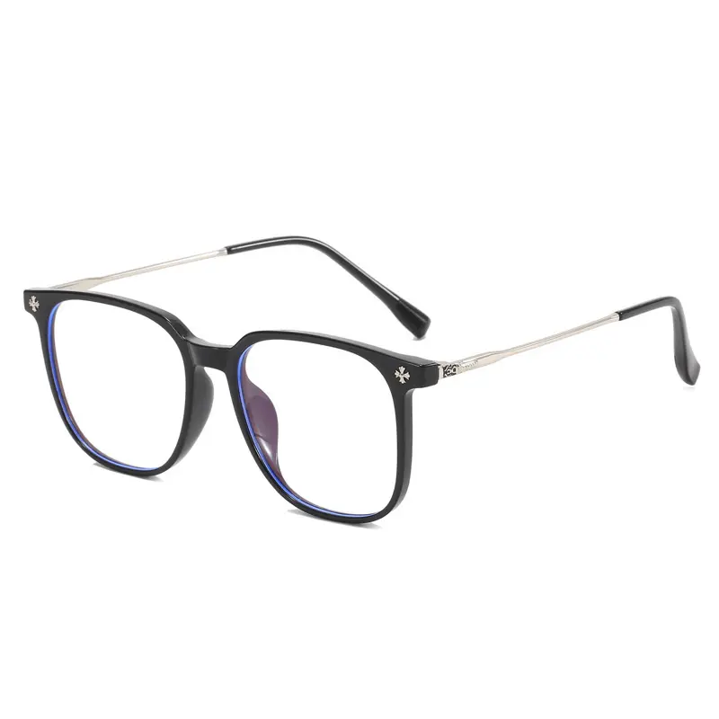 Lyrasses 2.0 Upgraded Version Black Square Glasses, TR90 Ultra Light, Anti-Blue Light Eyewear, Unisex Fashion Frames, Anti Eyestrain Glasses, Trendy Daily Accessory, Ideal Gift Idea, Perfect for Banquet, Party and Business, No-Makeup Essential