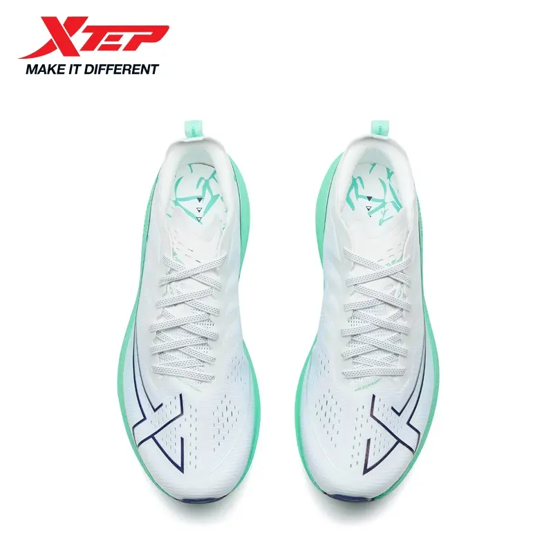 XTEP One-Piece 3.0 Men's Running Shoes with Unibody Midsole Engineered Mesh Design for Enhanced Performance & Durability Breathable Runner Breathable Runner Flat