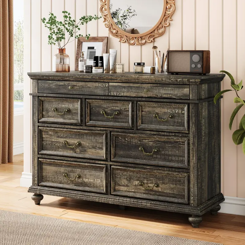 black standing dresser - TikTok Shop