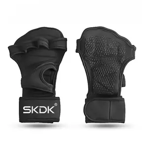 SKDK Weightlifting Gloves with 15” Wrist Wrap – Anti-Slip Grip Gym Gloves for Lifting, Pull Ups, Dumbbells & Training (Men Women) #Summervibes