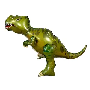 Green T-Rex Walking Balloon – Jumbo Foil Party Decor