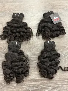 20” Raw South Indian Curly Unprocessed Human Hair Bundle
