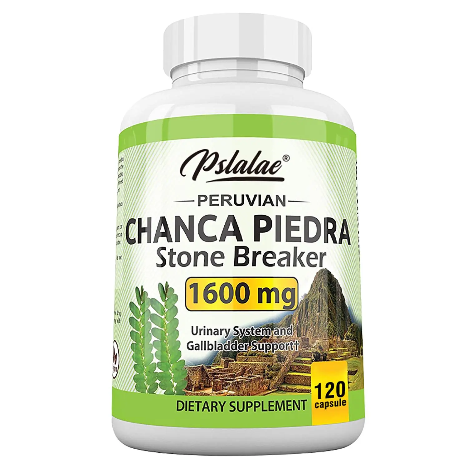 Pslalae 1600 mg - Kidney Stone Powder, 120 Dietary Capsules, Supports Nutritional Supplementation, Suitable for Men and Women.
