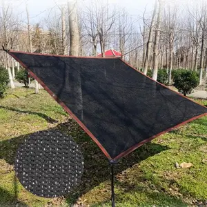 UV-Resistant Hdpe Shade Net for Succulents, Outdoor Swimming Pool Cover, 75-80% Sun Protection, Artificial Leather Material, Outdoor Shade Canopy