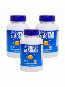 "Boost Your Balance: NuHealth Super Albumin for Vitality & Strength!" (100 Tablets * 3Packs) Supplement Dietary Vitamin
