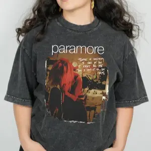 Paramore T-Shirt, Vintage Band Tee, Retro Rock Shirt, Grunge Style, Paramore Merch Gift