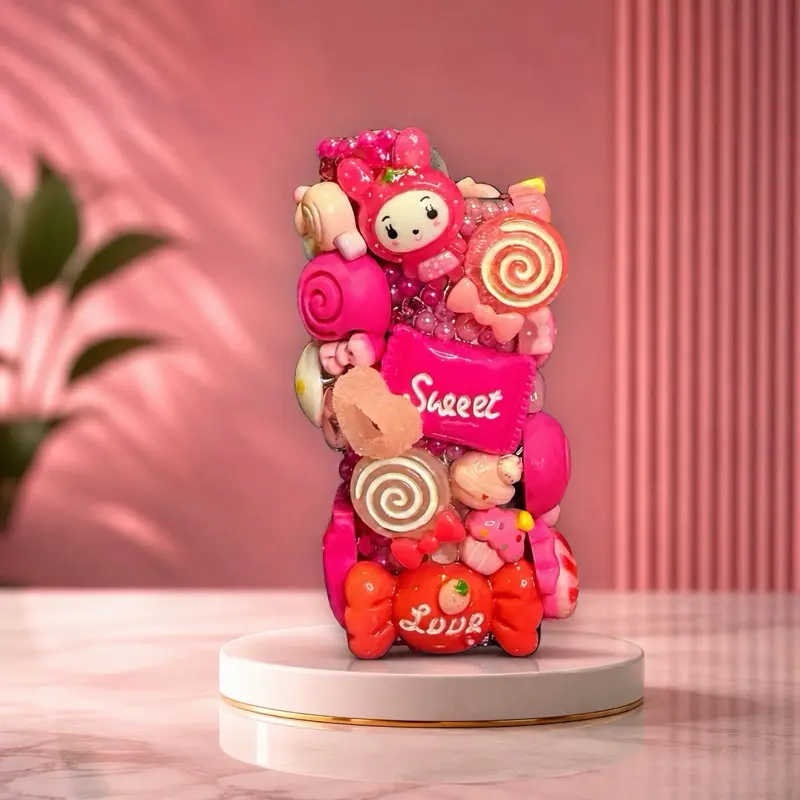 Custom Junkd Decoden Bic Lighter Case - Handmade 3D Candy Design, Customizable and Ready-To-Ship