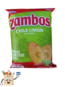 3 pack Zambos Picositos Spicy Plantain Chips - Crispy Snack 3 pack Zambos Picositos Spicy Plantain Chips - Crispy Snack