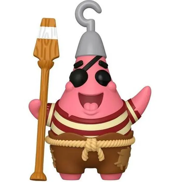 Funko POP! Movies: The SpongeBob Movie (2025) - Patrick Star (Pirate Ensemble) Vinyl Figurine/Statue Collectible