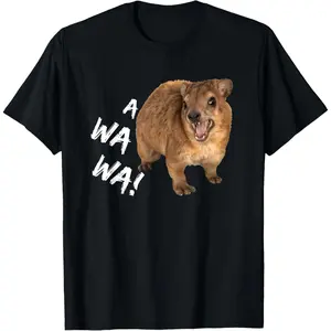 Awawa! Angry Screaming Hyrax Meme T-Shirt