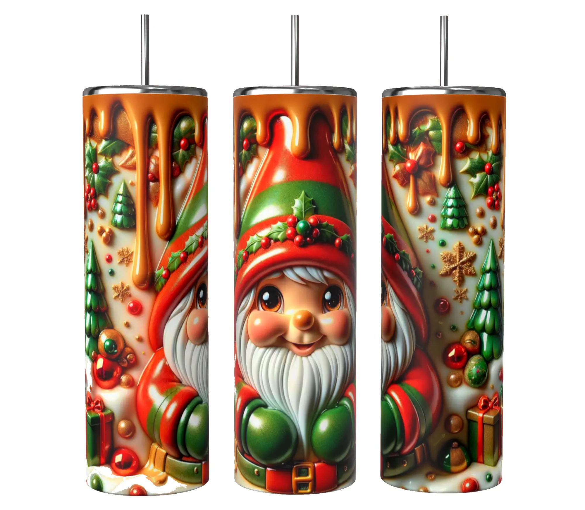 ELF 20oz STAINLESS STEEL SUBLIMATED TUMBLER Drinkware Portable Washable Reusable