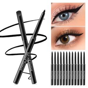 12 Pack Waterproof Eyeliner Pencil Set For Long Lasting Makeup Not Easy To Fade Portable Luxury Freckle Pen Color Cosmetic