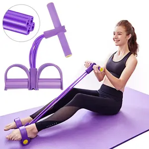 Multi-functional pedal resistance trainer and sit-up set, made of TPE material, super durable fitness equipment, perfect fitness accessory, ideal holiday gift, Abdominal Workout Equipment