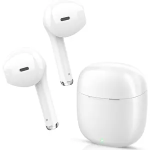 F-HPS23  Wireless Earbuds, Bluetooh Earbuds, Deep Bass Light Weight Mini Wireless Headphones for Running/Fitness, 25Hrs Playtime, Built-in Microphone, Touch Control, IPX5 Waterproof