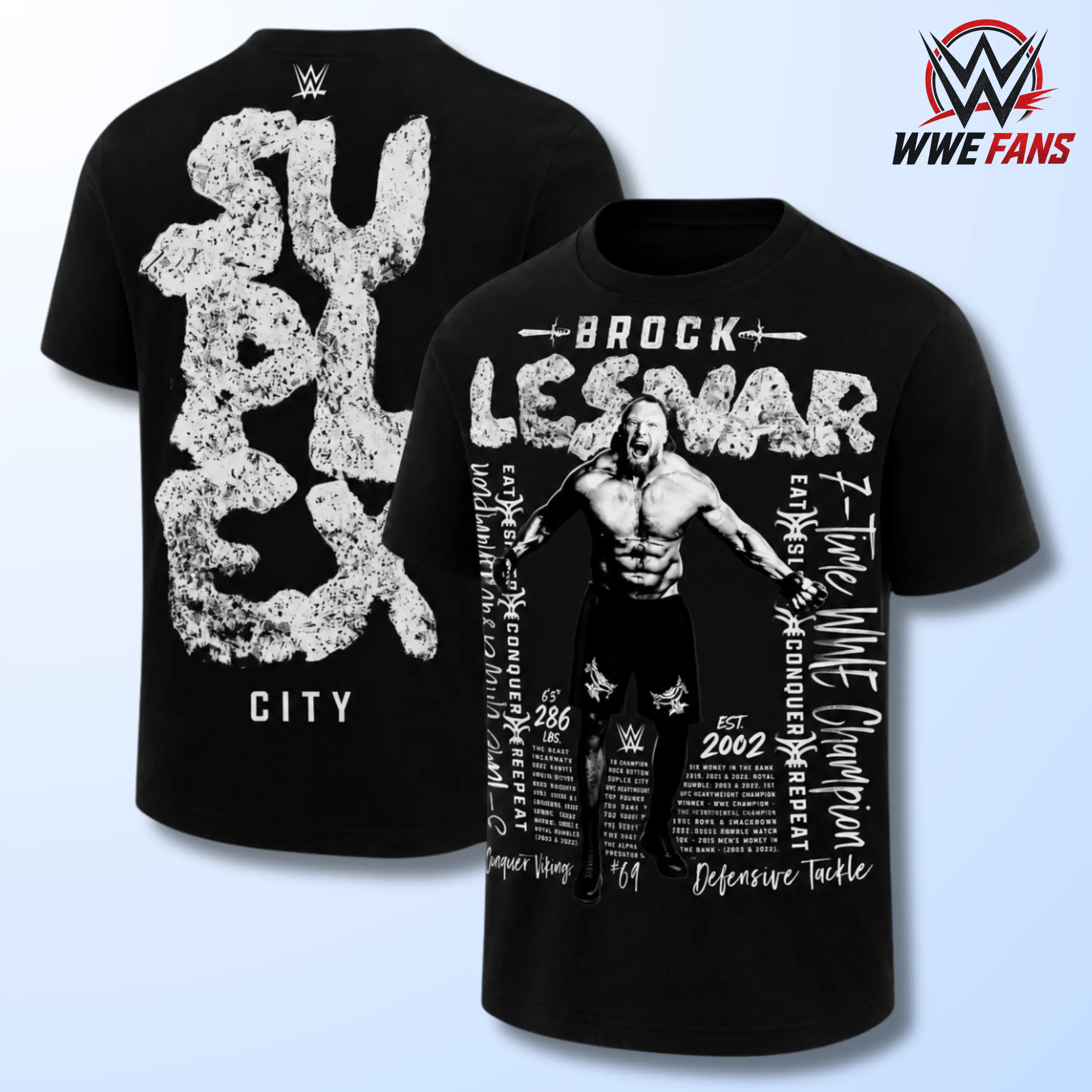 WWE Brock Lesnar Career Highlights Oversized Boxy T-Shirt, Vintage Graphic Champion Tee – Y2K Premium Cotton Top Trendy Streetwear Unisex Wrestling Gift for Fans Made in USA