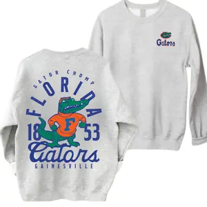 Custom University Graphic Mascot Overlay All Team 2 Side ASH COLOR Sweatshirt, Vintage Graphic Tee, Sport Fan Gift Shirt, Men's Oversized Athletic Sweatshirt, College Sweatshirt, Men's Regular Fit Graphic Sweatshirt, Football Sweatshirt - RO