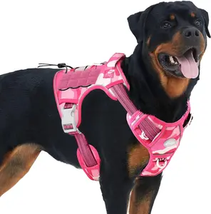 【Deals For You】Auroth Tactical Dog Harness for Small to Large Dogs  No Pull Adjustable Pet Harness Reflective K9 Working Training Easy Control Pet Vest Military Service Dog Harnesses