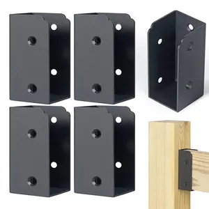 8Pcs Stainless Steel Deck Railing Brackets - Rustproof, Corrosion Resistant Stair Handrail Connectors with Easy Installation Design (Tools & Hardware Fasteners)