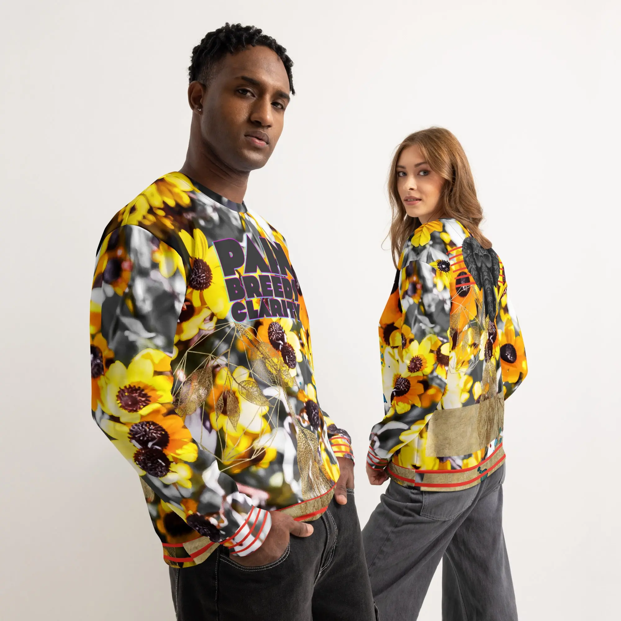 Pain Breeds Clarity Gold Unisex cotton sweatshirt