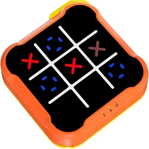 Tic Tac Toe Game, 3 in 1 Handheld Puzzle Game Console, Portable Travel Games for Car Ride, Christmas 2024 Board Games for Adults, Christmas Gift