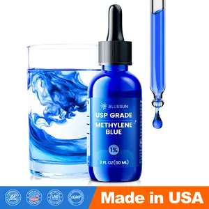 Methylene Blue Drops 1% Solution – USP Grade Liquid for Cognitive & Mitochondrial Support – Lab-Tested for Purity – Dropper Bottle – Adult Wellness Supplement-Made in USA