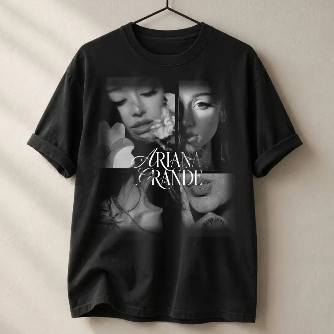 Ariana Eternal Sunshine Tour Shirt, Unisex Pop Graphic Tee, Vintage Concert Outfit, Music Fan Gift Shirt, Retro Pop Lover Top For Her And Him