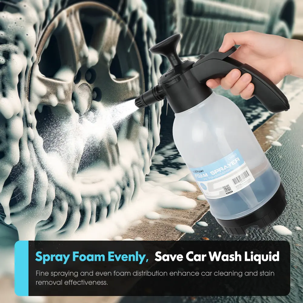 CARSUN Professional Carsun Foam Pump Sprayer, Ideal for Diluting Pre-Wash Solutions & Versatile Cleaners, Durable Spray Bottle, High Cleaning Efficiency, Car Wash Accessory