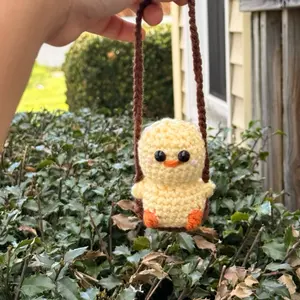 Duck On Swing - Car Hanger