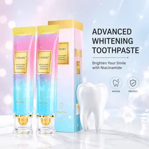Probiotic niacinamide toothpaste, niacinamide, fluoride-free, fights dental plaque, enhances natural whiteness of teeth, promotes oral health formula