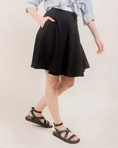 Knee-Length Flared Skirt