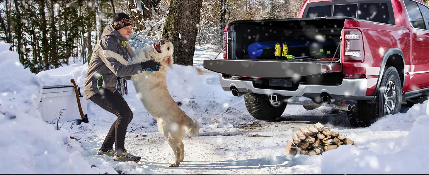 5.8 ft Soft Roll Up Truck Bed Tonneau Cover Compatible with 2019-2025 Chevy Silverado/GMC Sierra 1500 New Body Style, Fleetside 5.8 ft Bed
