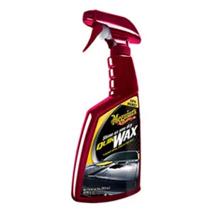 Meguiar's MGL-A1624 24 oz Quick Car Wax - Protector, Waterless Wash, Spray Coating Agent for Automotive Paint Maintenance with Dark Reflection, Protector Wax