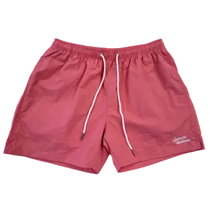 Common Treasures - Fundamental Woven Shorts - Salmon - 5 Inch Inseam Casual Fabric Menswear Activewear Athletic