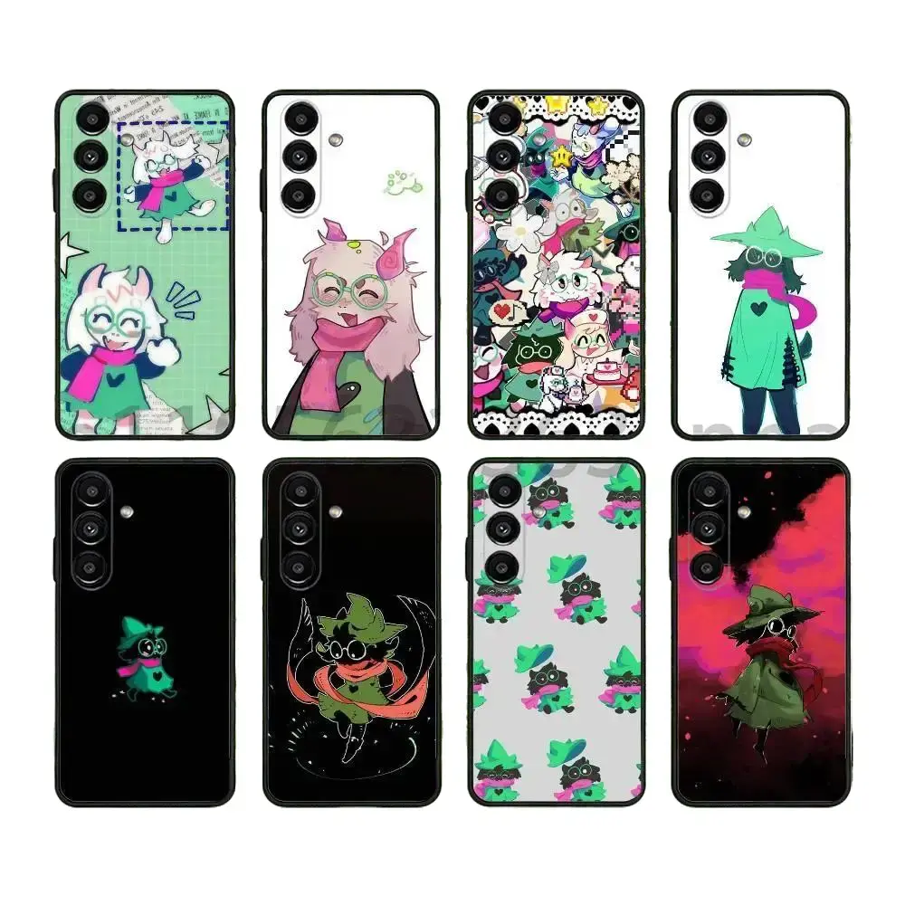 D-Deltarune Ralsei  Phone Case For iPhone 17 Promax 17e 17 16 15 14 13 12 11 Mini Pro Max Air For Samsung S26 Ultra S25 S24 S23 S22 FE Plus Edge Anti-Fall shockproof protection Soft silicone Back Cover For Fans Gift