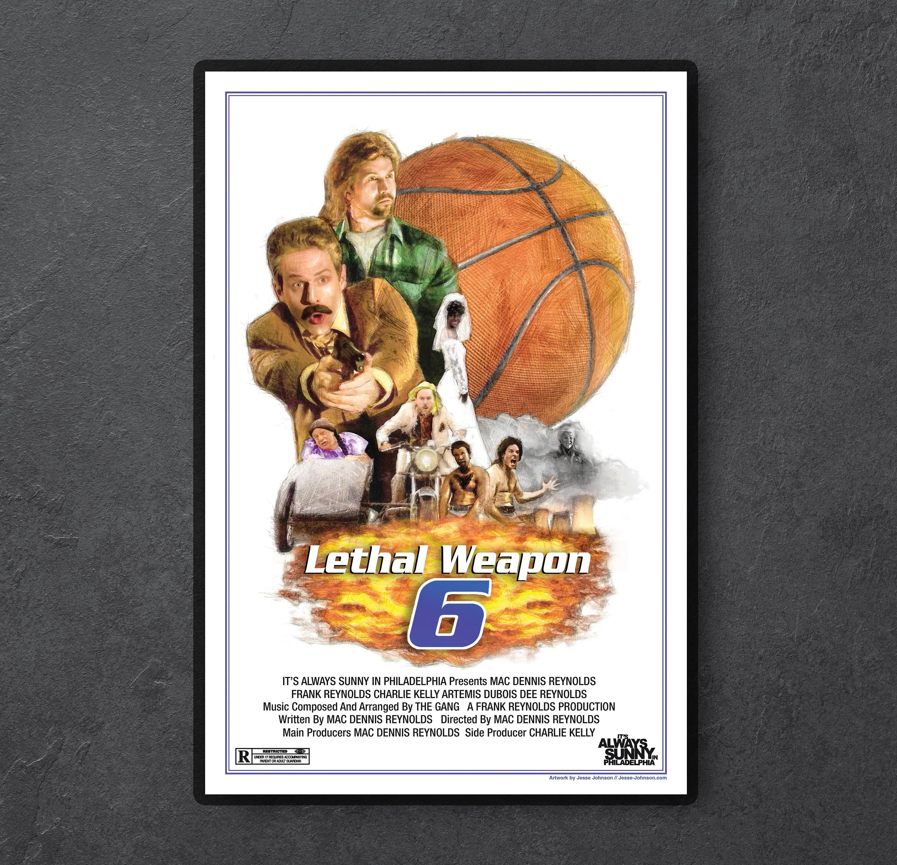 Lethal Weapon 6 It's Always Sunny in Philadelphia Sunny in Philly Artistic Decor Photo Poster