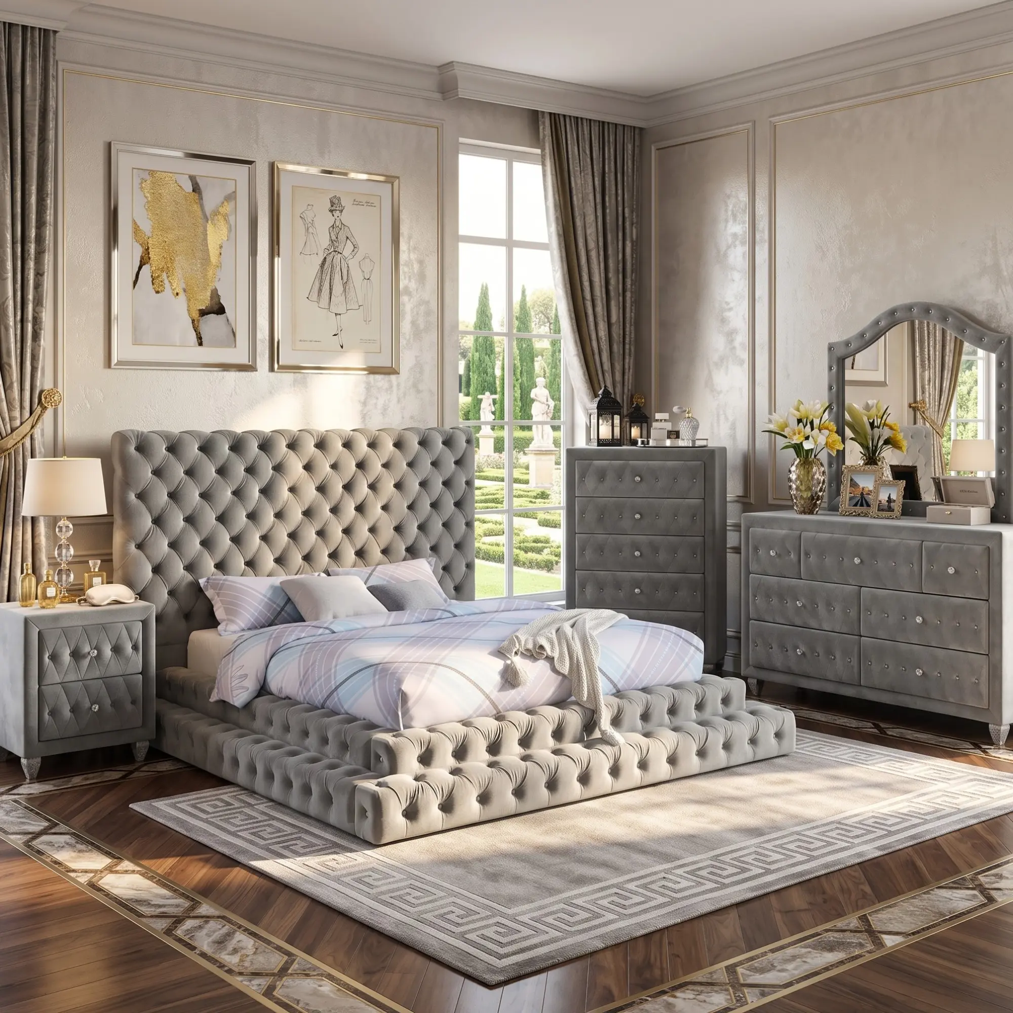STEFANIA Glam Bed