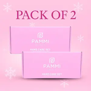 PAMMI HAND CARE SET OF 2 , 6 BEST SELLING Hand Sanitizers, 2 Rose Water Lotions , Perfect for Gifts & Holiday