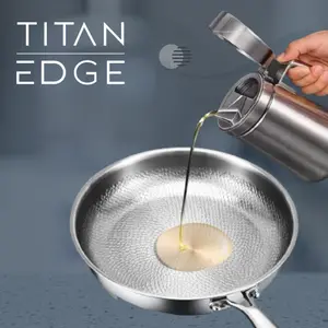 TitanChef Titanium Stainless Steel Frying Pan
