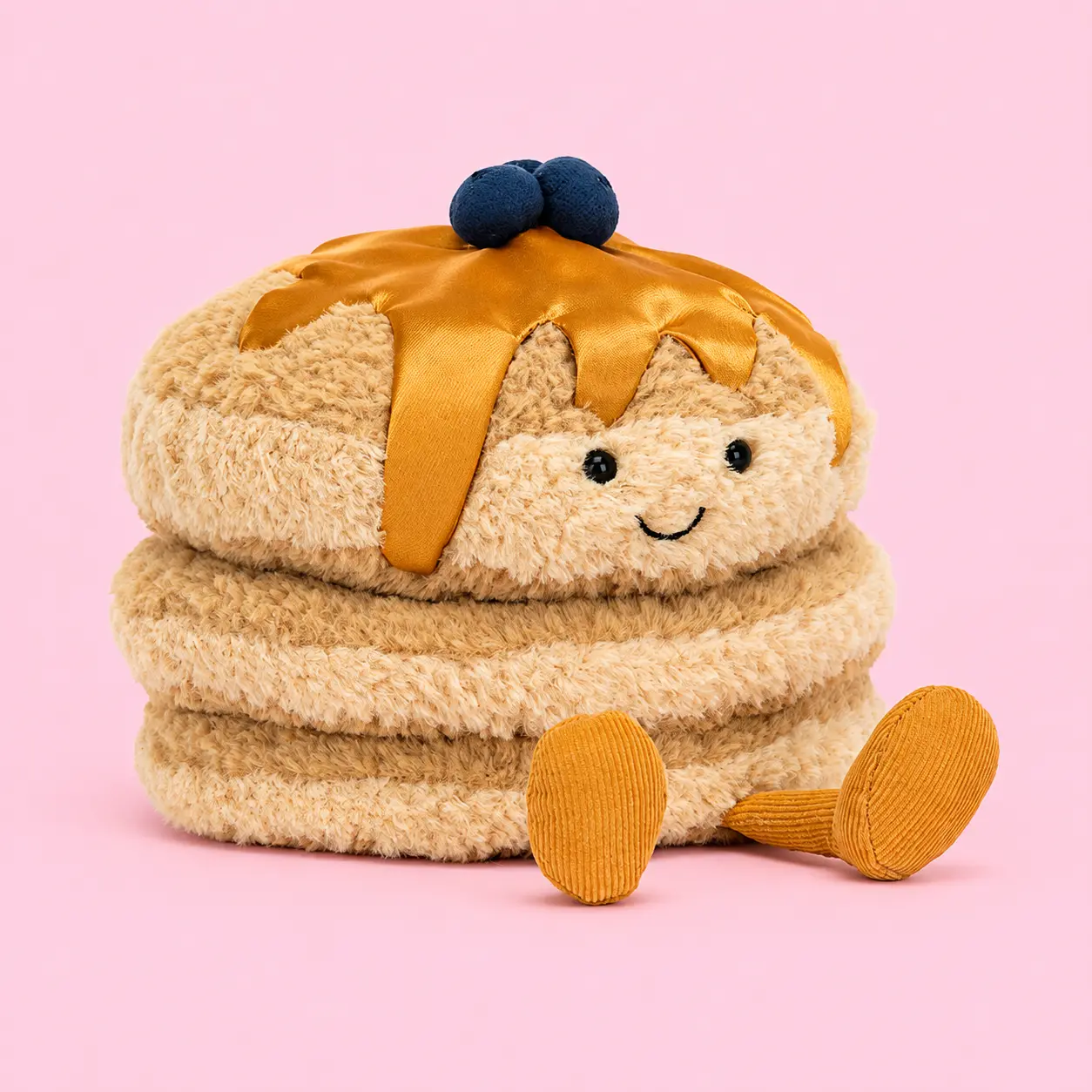 Fran Pancakes Plush Toy, Super Soft Food Plush Toy, Cute Breakfast Food Stuffed Toy