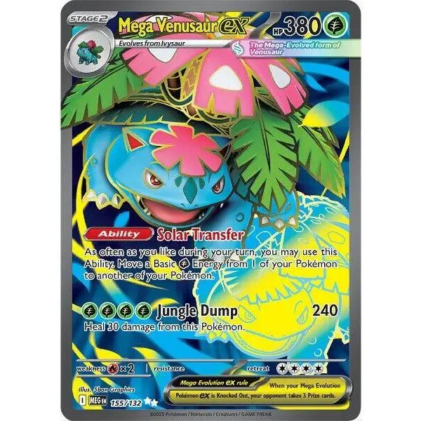 Mega Venusaur ex - 155/132 - ME01: Mega Evolution (MEG)