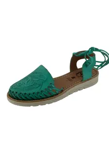 Women's Printed Flower Platform Wrap Around Heel Huarache