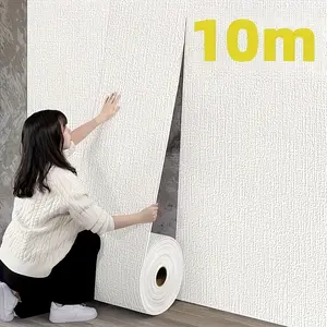 Self-Adhesive Textured Peel & Stick Wall Panel, Removable Vinyl Easy Clean, Ideal for Living Room Kitchen Bedroom Office Decor