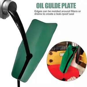 Flexible Foldable Car Oil Drain Tool, Durable Oil Guide Plate, Universal Oil Draining Tool for Car Oil Change and Vehicle Maintenance, Reusable