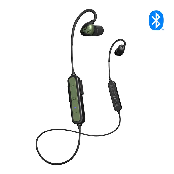 ISOtunes Sport ADVANCE BT 2.0 Tactical Sound Control Earbuds with Bluetooth 5.4 IP67 Waterproof 24Hr Battery Life 