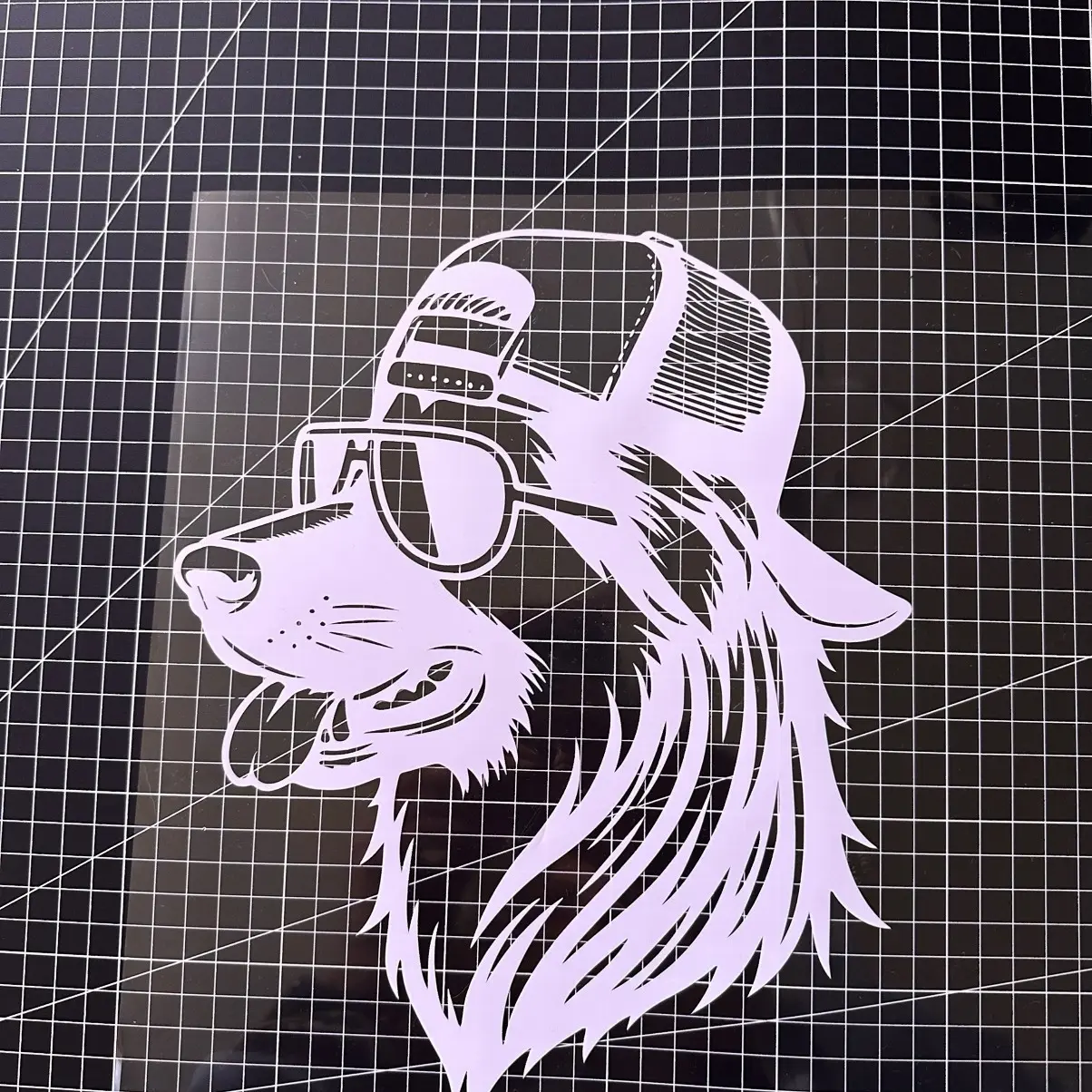 German Shepherd was the backwards hat, decal