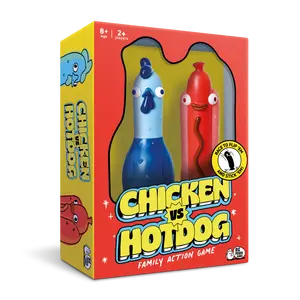 Big Potato Chicken vs Hotdog: The Ultimate Challenge Party Game for Kids, Teens, Adults and Flipping-Fun Families