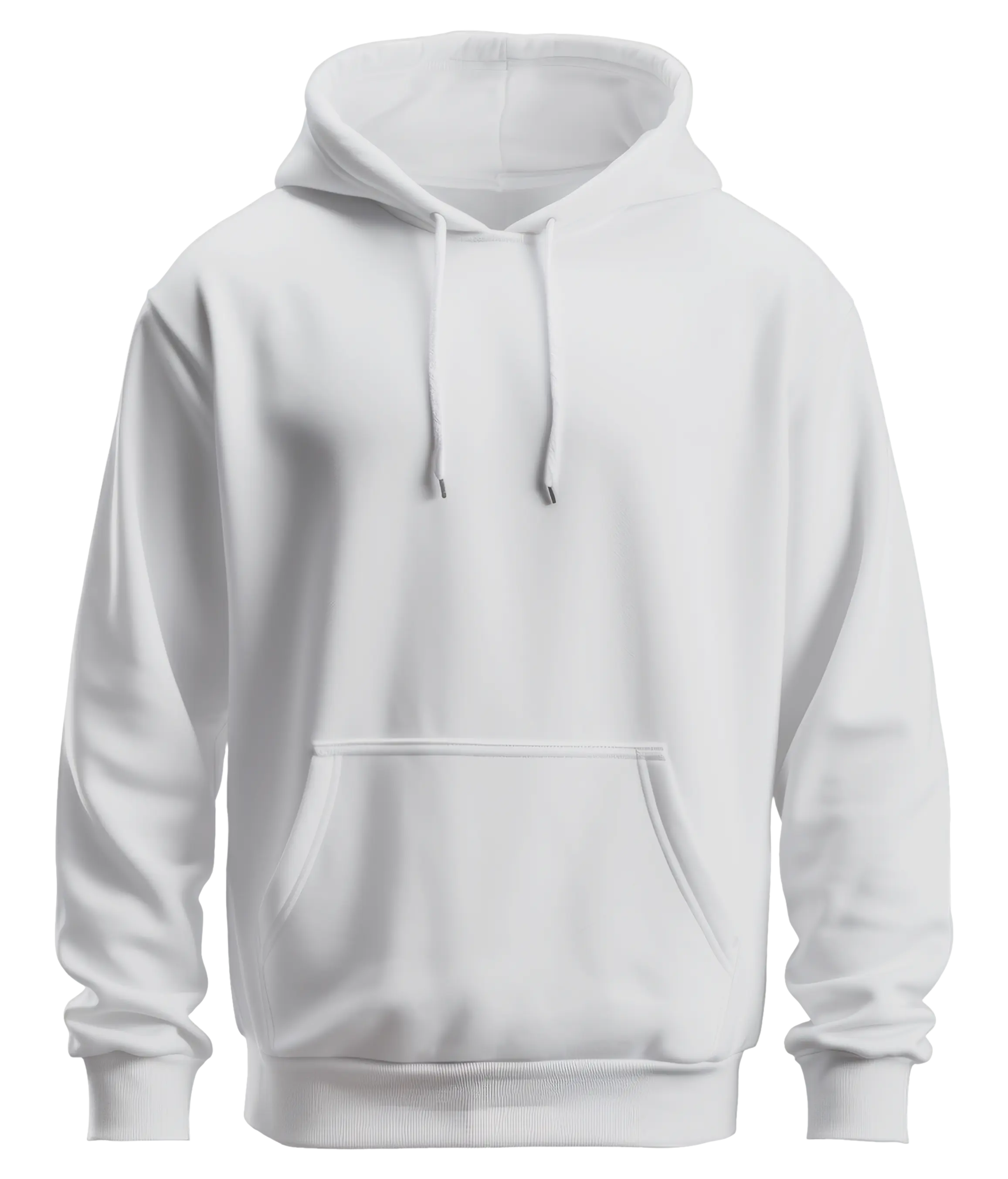 Clean White Hoodie